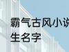 霸气古风小说男主名字 古风儒雅的男生名字